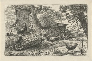 Due carriole da Charles Howard Hodges (possibly)