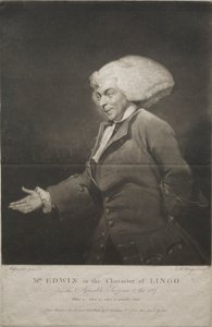 Mr. Edwin nel personaggio di Lingo da Charles Howard Hodges