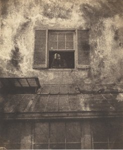 Auguste Vacquerie alla finestra, Marine Terrace, c. 1853 da Charles Hugo, Auguste Vacquerie