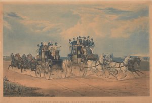 Allenamento: Le poste del giorno di Brighton, passando sopra Hookwood Common da Charles Hunt