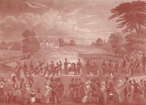 La batteria di mortai a Woolwich, 1847-1909 da Charles Hunt