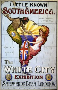 Poster per la Poco Conosciuta Sud America - L