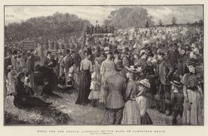 Musica per il Popolo che ascolta la Banda su Hampstead Heath