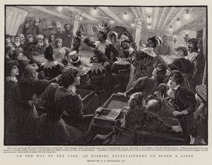 Verso il Capo, un intrattenimento serale a bordo di un transatlantico da Charles J. Staniland