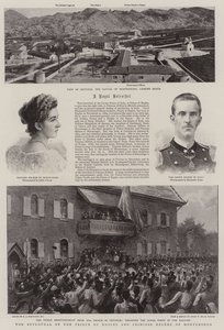 Il fidanzamento del Principe di Napoli e della Principessa Elena del Montenegro da Charles J. Staniland