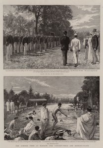Il trimestre estivo a Harrow, il campo da cricket e il luogo di balneazione da Charles J. Staniland
