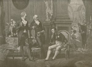 Napoleone, Goethe e Wieland, 1808, 1896 da Charles J. State