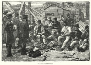 Lungo il fiume da after Charles J. Staniland
