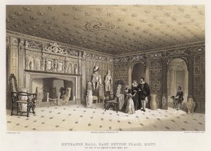 Ingresso, East Sutton Place, Kent, residenza di Sir Edmund Filmer