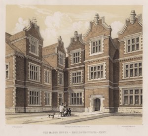 Vecchia casa padronale, Hollingbourne, Kent da Charles James Richardson