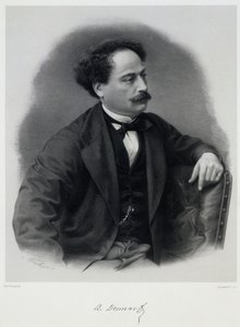 Alexandre Dumas, figlio 1824-1895, metà del XIX sec. da Charles Jeremie Fuhr