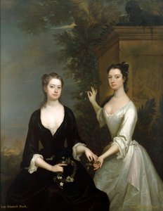 Lady Elizabeth e Lady Henrietta Finch, c1730-c1731 da Charles Jervas