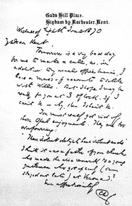 Lettera a Charles Kent, scritta da Gad
