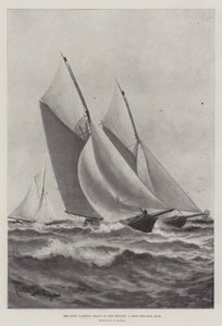La prima stagione di yachting del secolo, una gara testa a testa da Charles John de Lacy