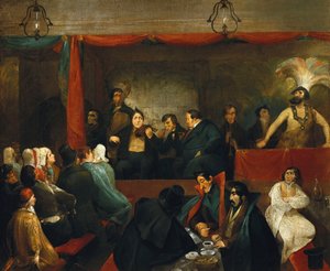 Le Café des Aveugles al Palais Royal da Charles Joseph Travies de Villiers