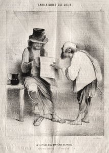 Caricature del giorno: La lettura dei misteri di Parigi