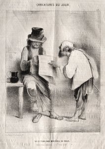 Caricature del giorno: La lettura dei misteri di Parigi