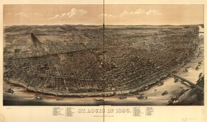 St. Louis nel 1896 da Charles Juehne