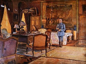 Maresciallo Ferdinand Foch nel suo quartier generale, 7 settembre 1918, Parigi
