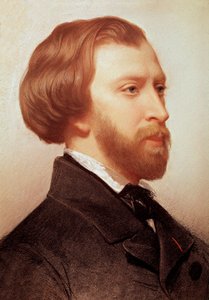 Ritratto di Alfred de Musset da Charles Landelle