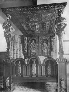 Letto a Baldacchino un Tempo a Great Tangley, Surrey da Charles Latham