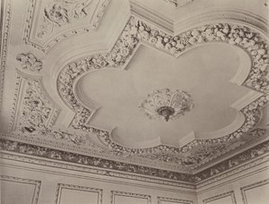 Belton House, Grantham, soffitto della scala da Charles Latham