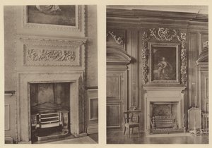 Belton House, Grantham, due camini da Charles Latham