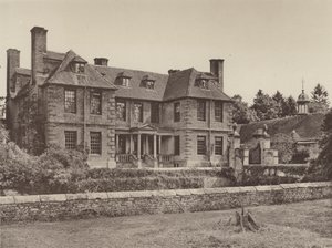 Groombridge Place, Sussex, la Facciata Ovest da Charles Latham