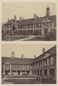 Morden College, Blackheath, Kent, Ingresso e Parte del Cortile da Charles Latham