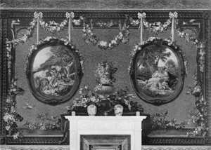 Sulla parete ovest: Sala di ritiro rossa