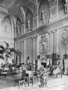 Ragley Hall: La Grande Sala, Lato Nord da Charles Latham