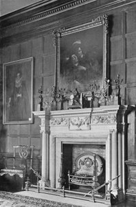 Estremità sud della Long Gallery da Charles Latham
