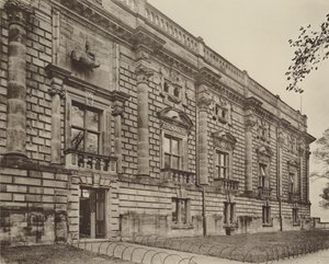 Il castello, Nottingham, la facciata est da Charles Latham