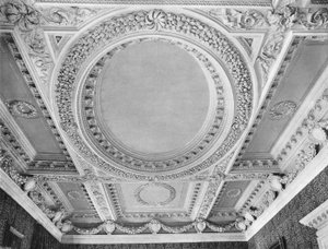 Il soffitto del salone