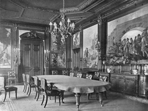 La sala da pranzo