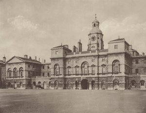 La Guardia a Cavallo, Whitehall, la Facciata Ovest da Charles Latham