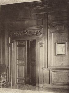 Thorpe Hall, Grantham, Porta e Pannelli nella Sala da Pranzo da Charles Latham
