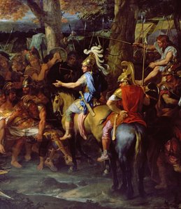 Alessandro e Porus alla battaglia dell