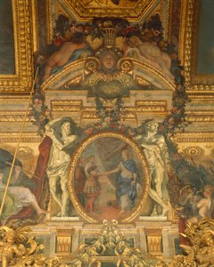 Decorazioni di Charles Le Brun (dettaglio), Sala degli Specchi, Palazzo di Versailles da Charles Le Brun