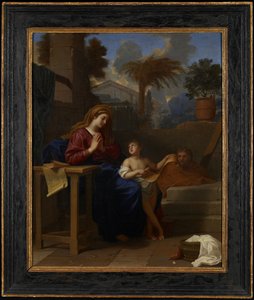 La Sacra Famiglia in Egitto, c.1660 da Charles Le Brun