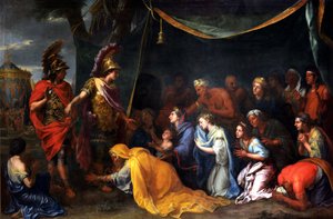 Le regine di Persia ai piedi di Alessandro, anche chiamato La tenda di Dario, c.1660