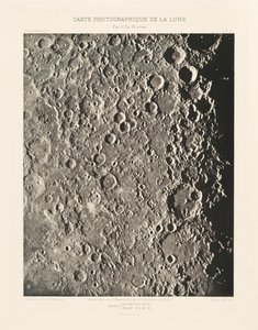 Carta fotografica della Luna, lastra III, 27 aprile da Charles le Morvan