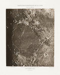 Carte photographique de la lune, planche IX.A (Carta fotografica della Luna, lastra IX.A),21 ottobre da Charles le Morvan