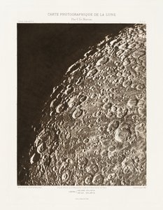Carte photographique de la lune, planche V.A (Carta fotografica della Luna, lastra V.A),13 agosto