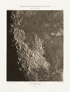 Carte photographique de la lune, planche VIII.A (Carta fotografica della Luna, lastra VIII.A),13 settembre da Charles le Morvan