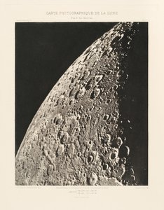 Carta fotografica della Luna, lastra V, 18 aprile da Charles le Morvan