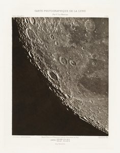 Carte photographique de la lune, planche XII.A (Carta fotografica della Luna, lastra XII.A),11 ottobre da Charles le Morvan