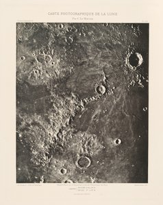 Carta fotografica della Luna, lastra XIII, 6 febbraio da Charles le Morvan