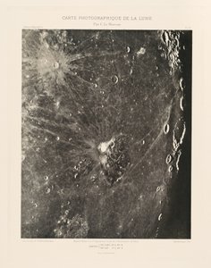 Carta fotografica della Luna, lastra XV, 20 dicembre da Charles le Morvan