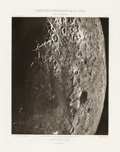 Carte photographique de la lune, planche XXI.A (Carta fotografica della Luna, tavola XXI.A),23 ottobre da Charles le Morvan
